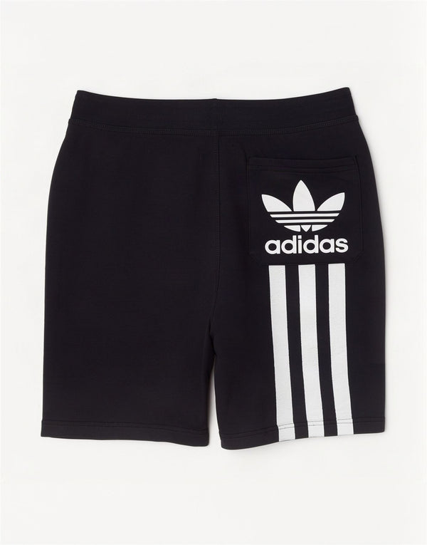 Adidas Mens Graphic Sport Shorts Medium Black Cotton