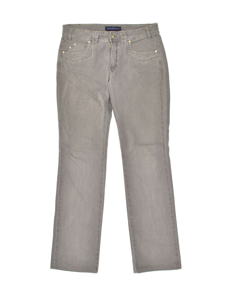 TRUSSARDI Womens Low Waist Slim Jeans W29 L33 Grey Cotton | Vintage Trussardi | Thrift | Second-Hand Trussardi | Used Clothing | Messina Hembry 