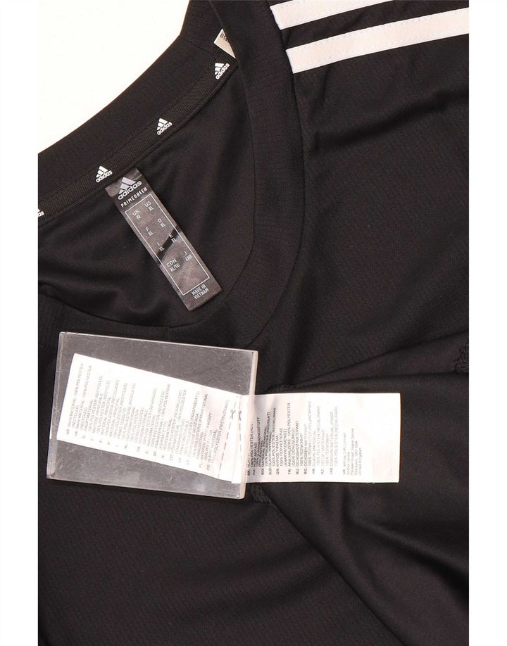 Adidas Mens Aeroready T-Shirt Top XL Black Polyester
