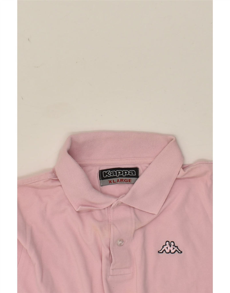 KAPPA Mens Polo Shirt XL Pink Cotton | Vintage Kappa | Thrift | Second-Hand Kappa | Used Clothing | Messina Hembry 