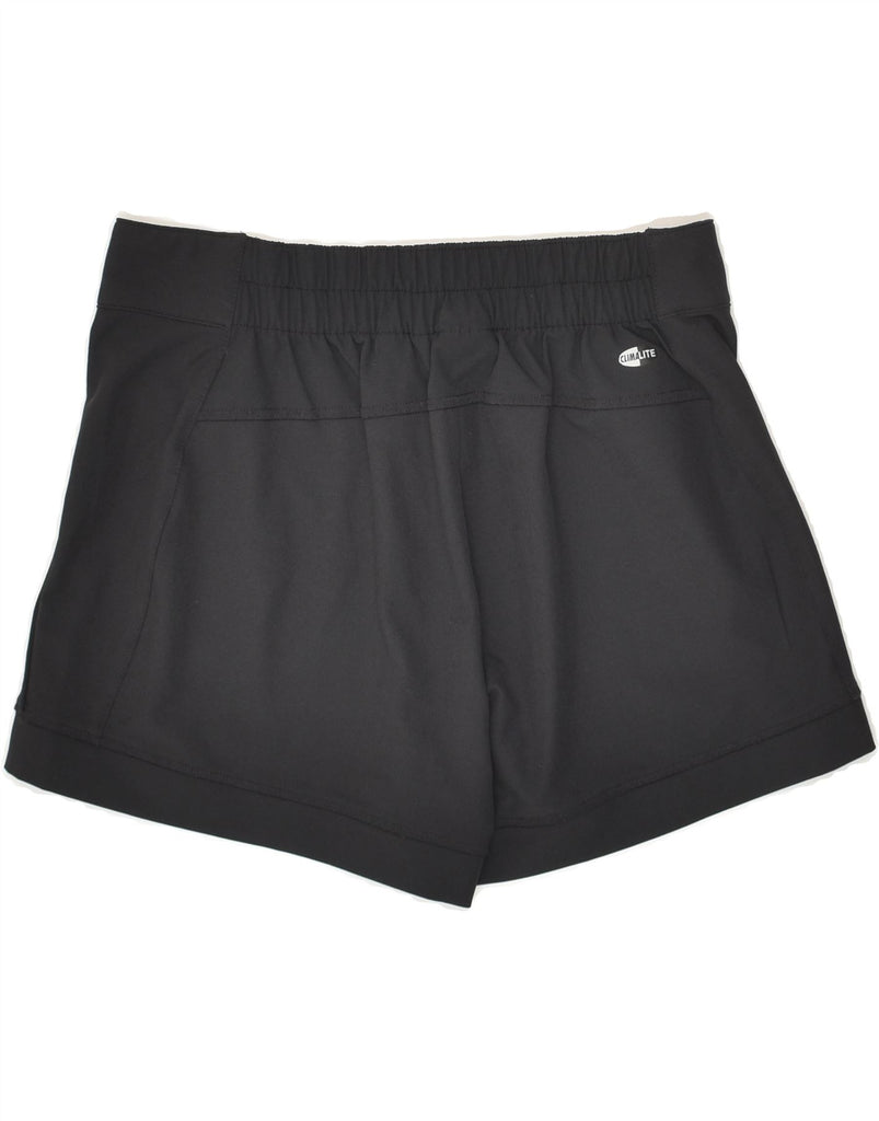 ADIDAS Womens Clima 365 Sport Shorts UK 10 Small Black Polyester Vintage Adidas and Second-Hand Adidas from Messina Hembry 