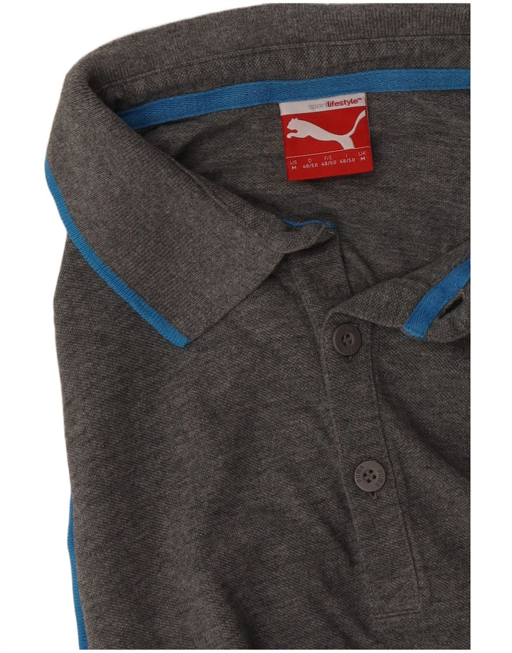 Puma Mens Polo Shirt Medium Grey