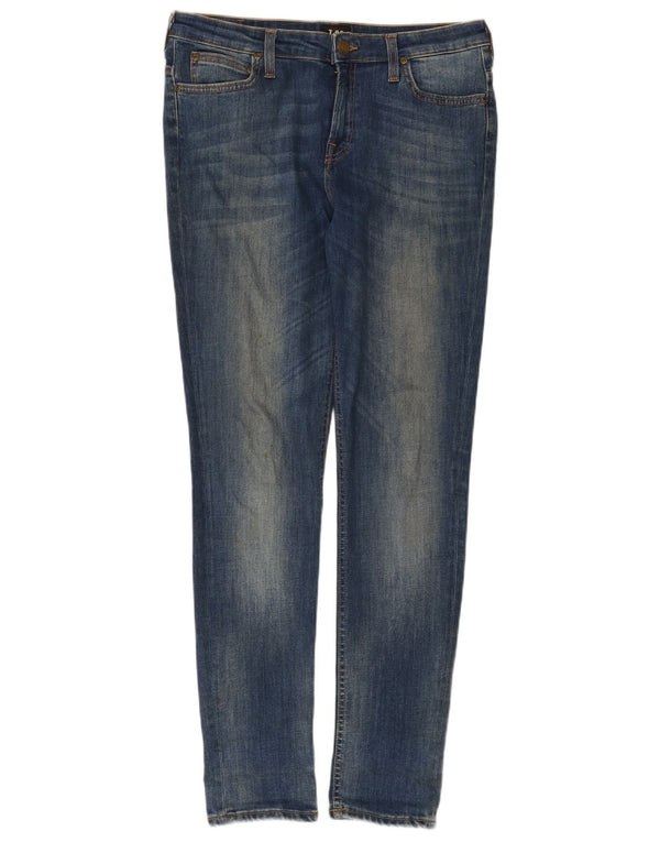 Lee Womens Scarlett Skinny Jeans W32 L30 Blue Cotton