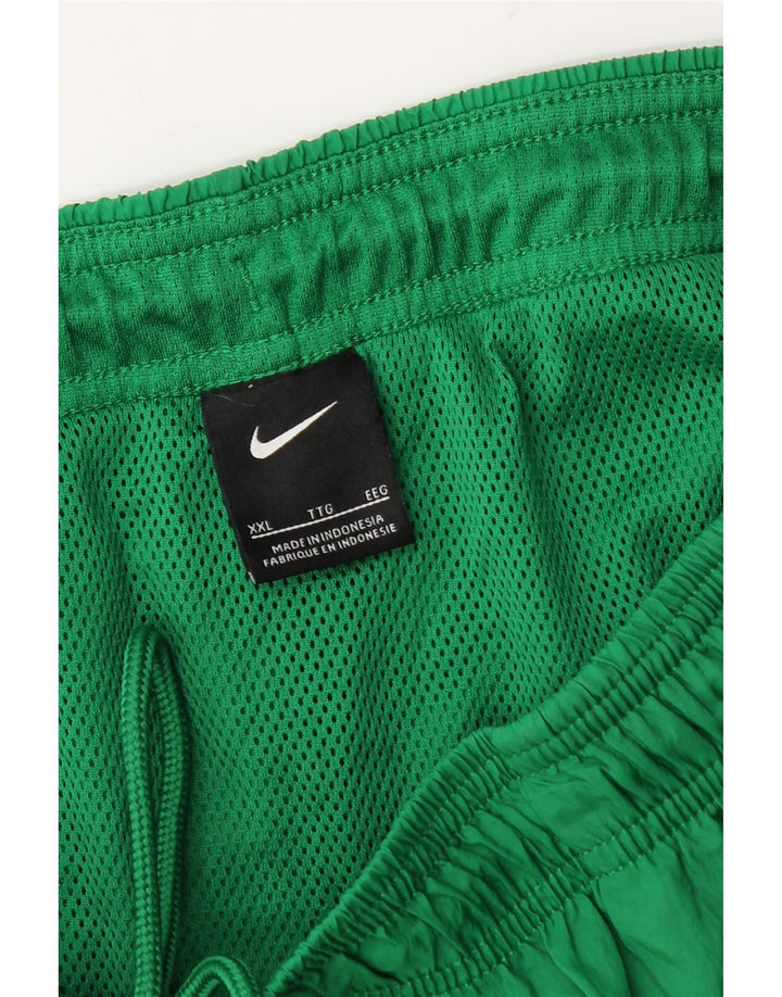 Nike Mens Swimming Shorts 2XL  Green Colourblock Nylon