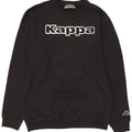 Kappa Mens Graphic Sweatshirt Jumper XL Black Cotton
