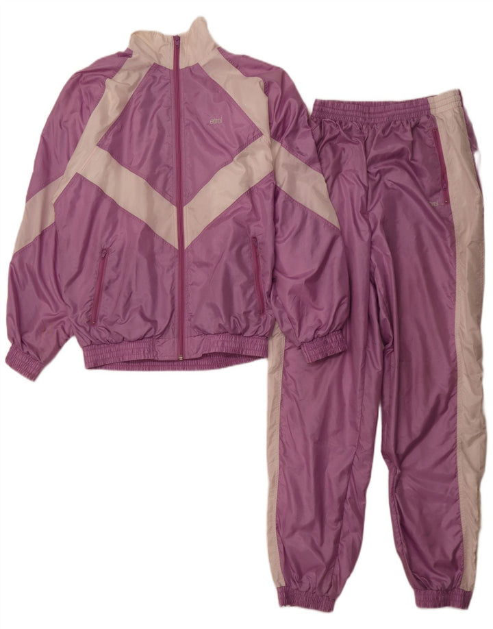 Etirel Womens Full Tracksuit EU 38 Medium Purple Colourblock Nylon