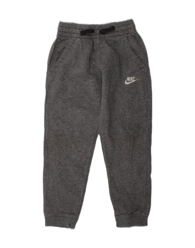 NIKE Boys Tracksuit Trousers Joggers 8-9 Years Small Grey Cotton Vintage Nike and Second-Hand Nike from Messina Hembry 