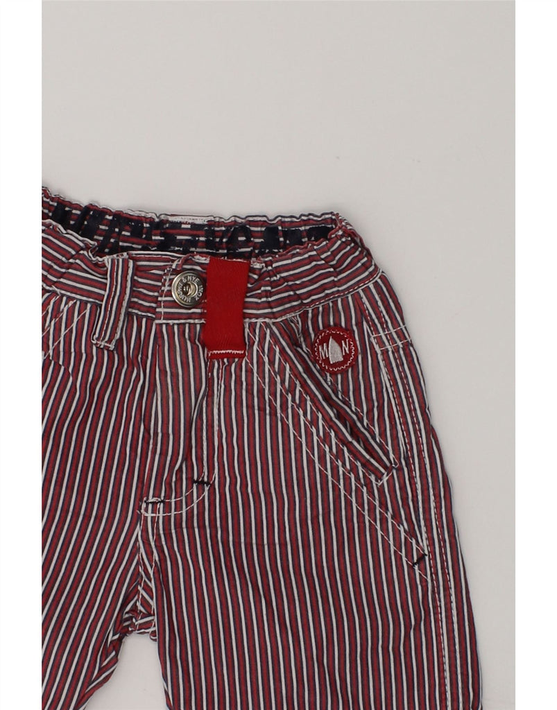 MURPHY & NYE Baby Boys Chino Shorts 9-12 Months W16 Red Striped Cotton | Vintage Murphy & Nye | Thrift | Second-Hand Murphy & Nye | Used Clothing | Messina Hembry 