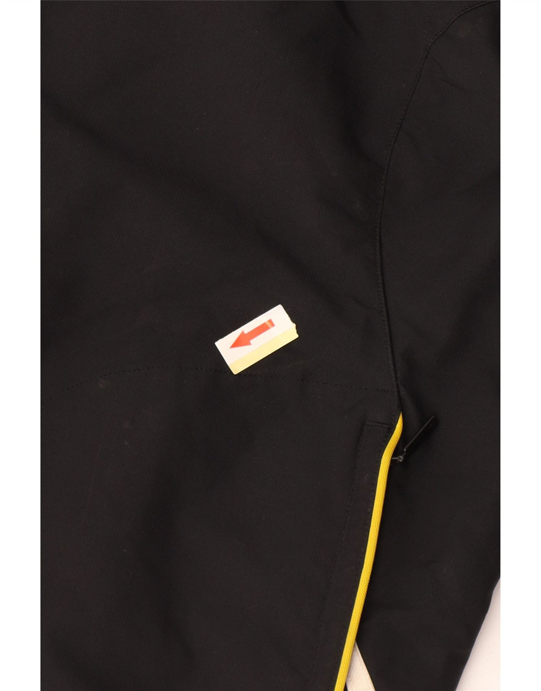 ADIDAS Boys Tracksuit Top Jacket 13-14 Years Black Polyester