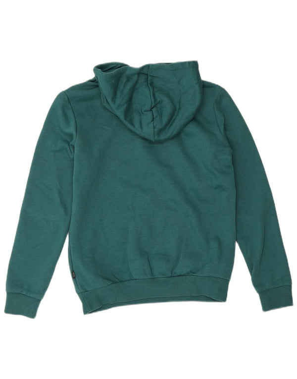 Puma Womens Hoodie Jumper UK 10 Small Green Cotton