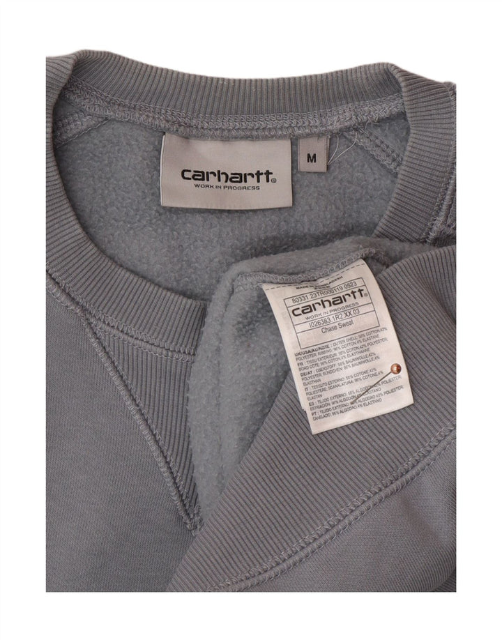 Carhartt Mens Sweatshirt Jumper Medium Blue Cotton