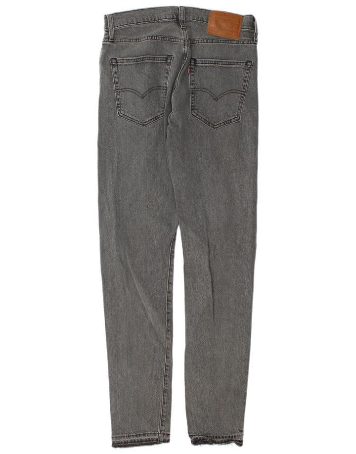 Levi's Mens 512 Slim Tapered Jeans W30 L34 Grey Cotton