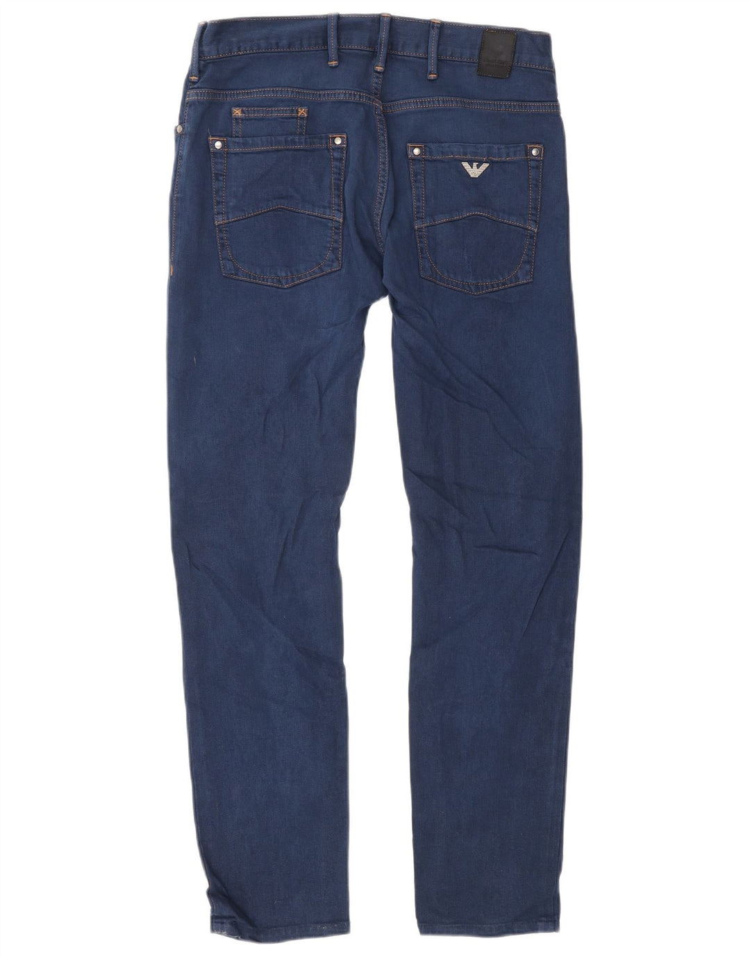 Armani Mens Slim Jeans W31 L30 Blue Cotton