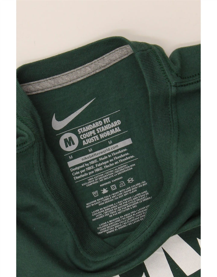 NIKE Mens Ducks Standard Fit Graphic T-Shirt Top Medium Green Cotton Vintage Nike and Second-Hand Nike from Messina Hembry 