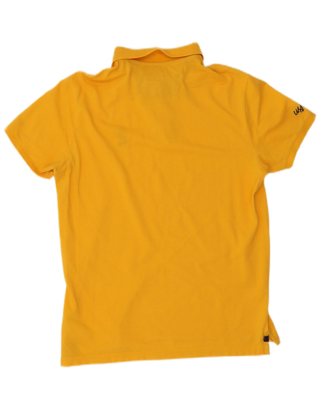 U.S. Polo Assn. Mens Shirt Medium Yellow Cotton