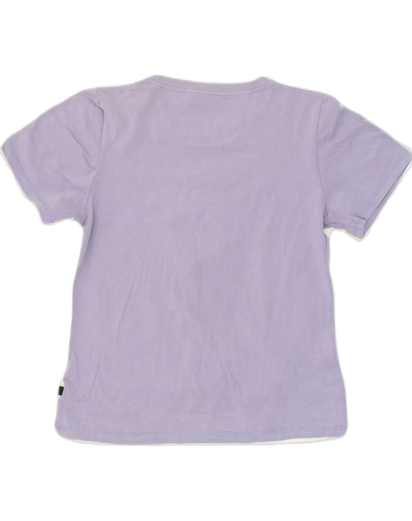 OASIS Womens T-Shirt Top UK 14 Large Purple Cotton | Vintage Oasis | Thrift | Second-Hand Oasis | Used Clothing | Messina Hembry 