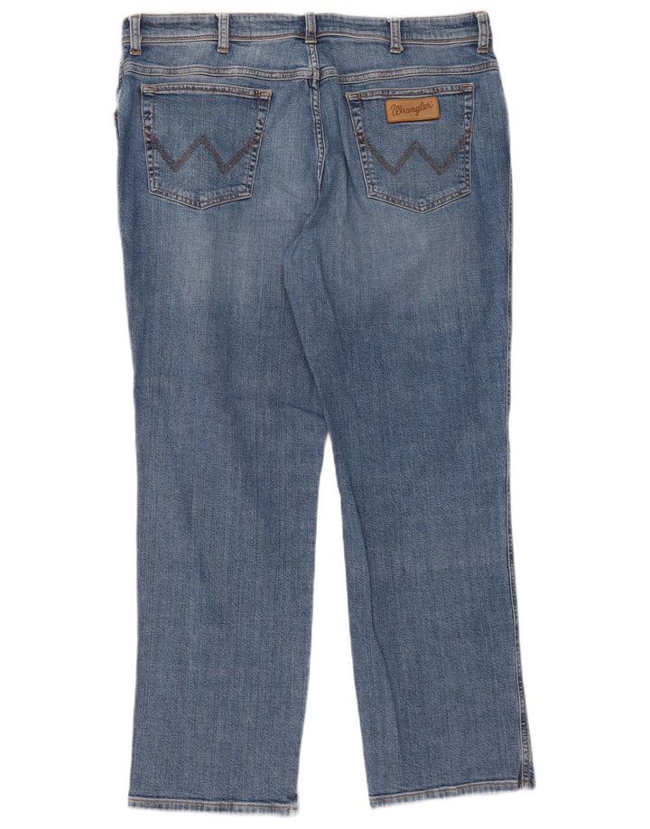 Wrangler Mens Texas Straight Jeans W40 L30 Blue Cotton