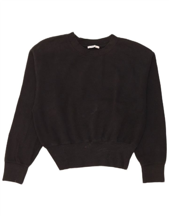 Zara Womens Sweatshirt Jumper UK 16 Large Black