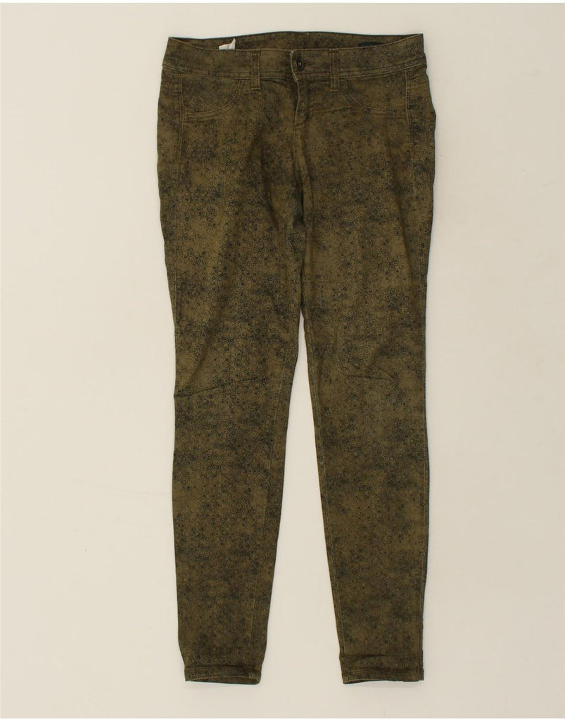 BENETTON Womens Jegging Casual Trousers W26 L29  Khaki Cotton | Vintage Benetton | Thrift | Second-Hand Benetton | Used Clothing | Messina Hembry 