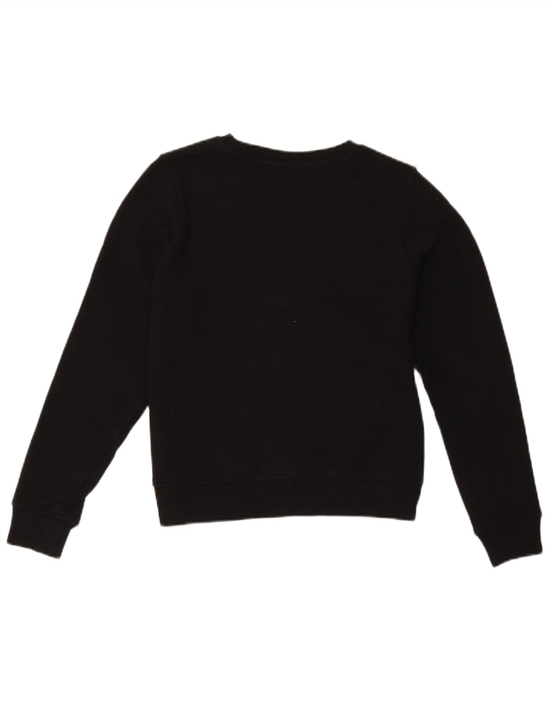 Oasis Womens Sweatshirt Jumper UK 10 Small Black Striped Cotton