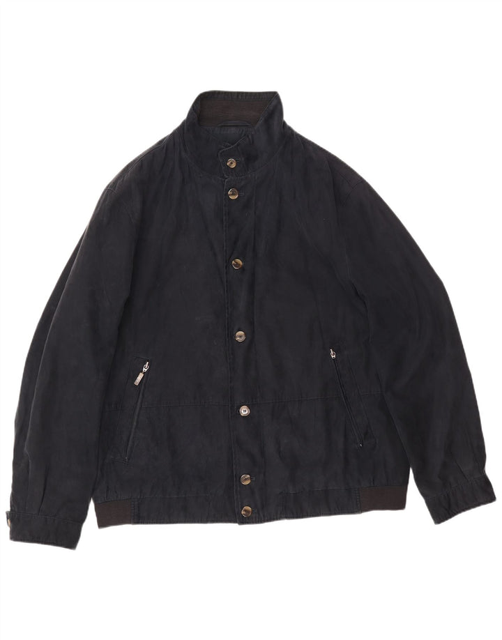Bugatti Mens Bomber Jacket UK 42 XL Navy Blue