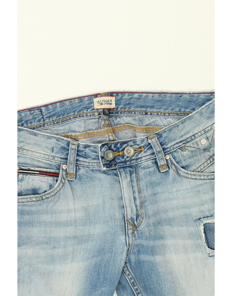 TOMMY HILFIGER Womens Distressed Slim Jeans W29 L32 Blue Vintage Tommy Hilfiger and Second-Hand Tommy Hilfiger from Messina Hembry 