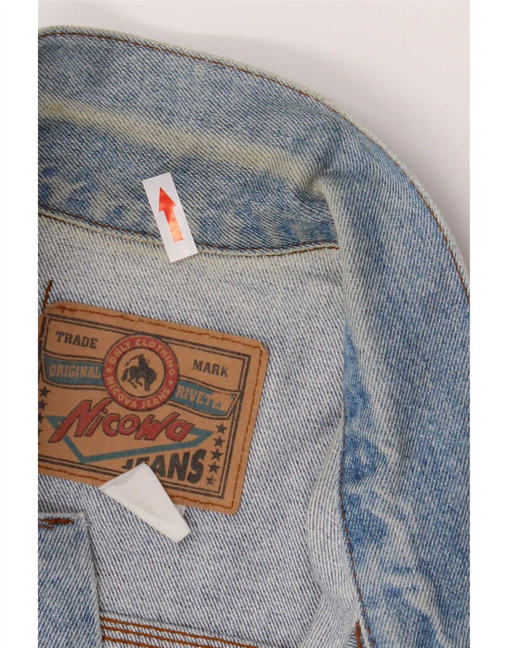 Nicowa Mens Denim Jacket UK 38 Medium Blue