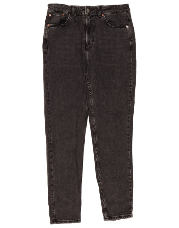 Topshop Womens Slim Jeans UK 14 Medium W30 L29 Black Cotton