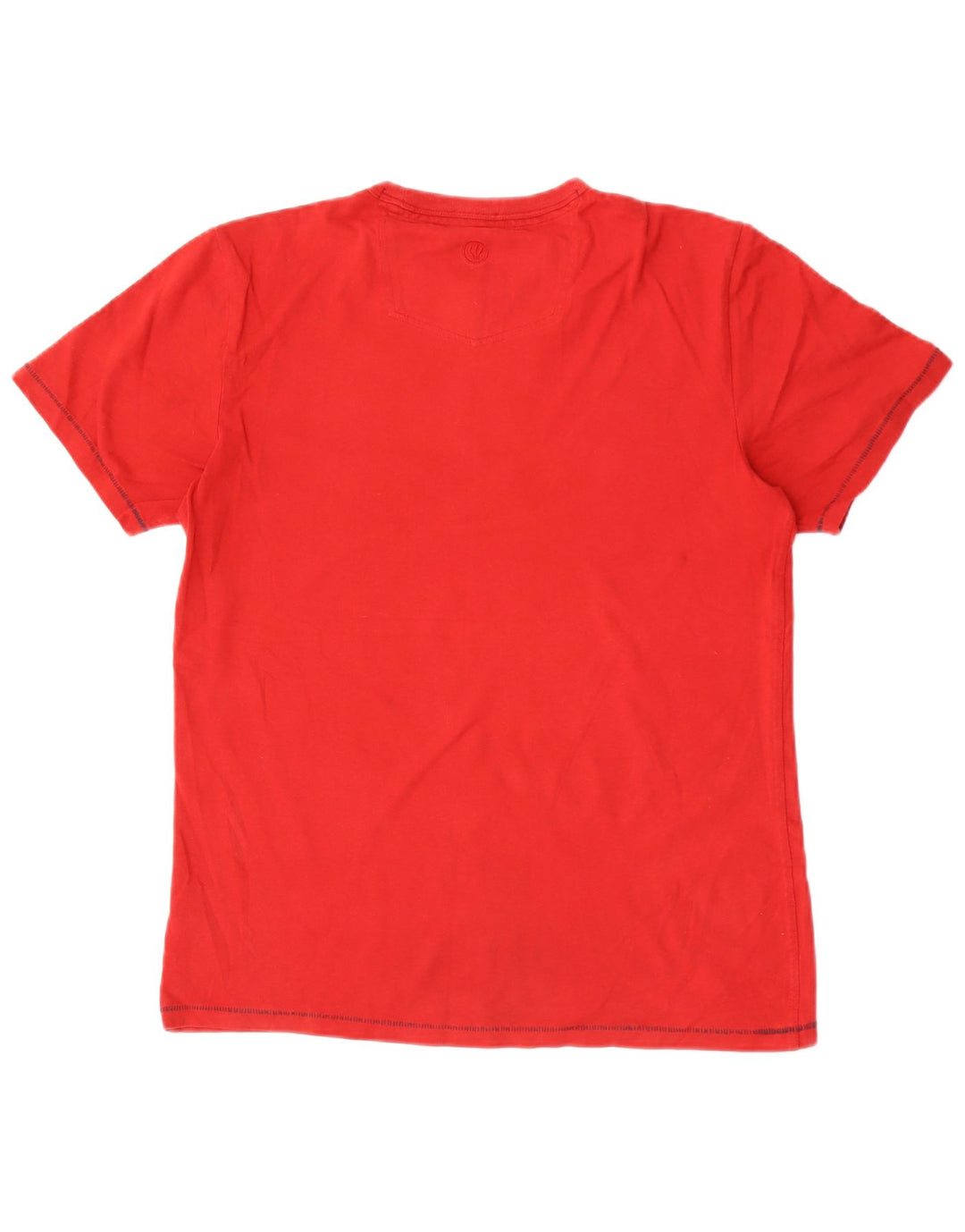 Fat Face Mens Graphic T-Shirt Top Medium Red Cotton