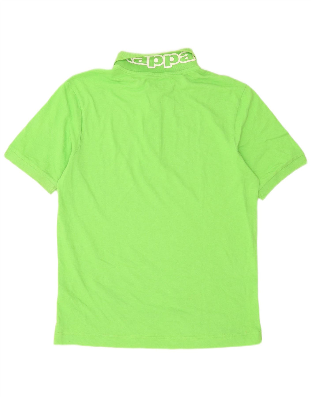 Kappa Mens Polo Shirt Medium Green Cotton