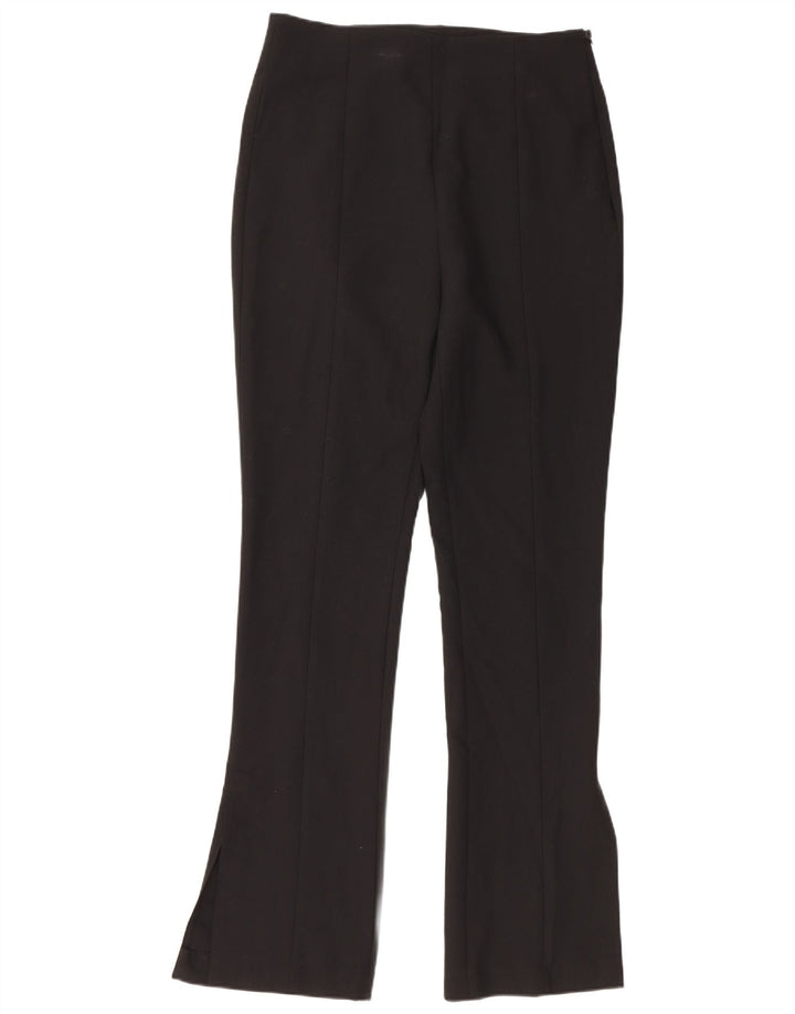 ZARA Womens Bootcut Casual Trousers Large Black Polyester