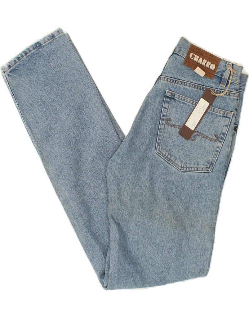 CHARRO Womens Straight Jeans W30 L33 Blue Cotton | Vintage Charro | Thrift | Second-Hand Charro | Used Clothing | Messina Hembry 