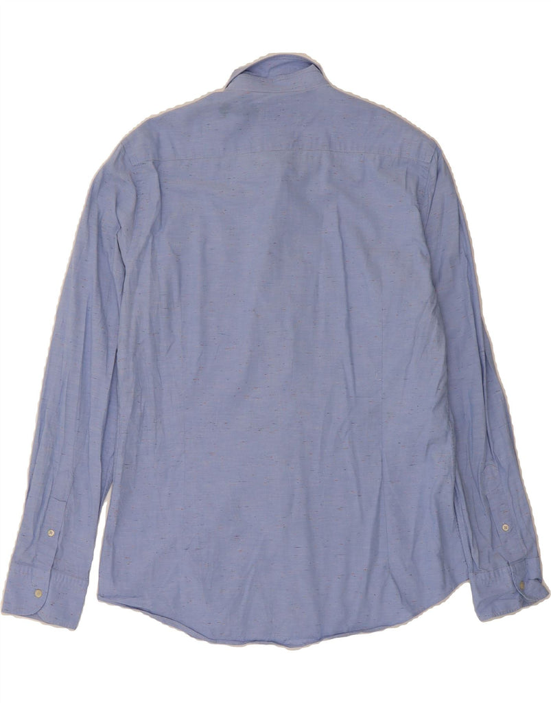 MASSIMO DUTTI Mens Shirt Large Blue Flecked Vintage Massimo Dutti and Second-Hand Massimo Dutti from Messina Hembry 