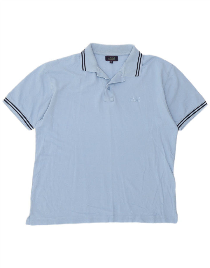 Best Company Mens Polo Shirt XL Blue