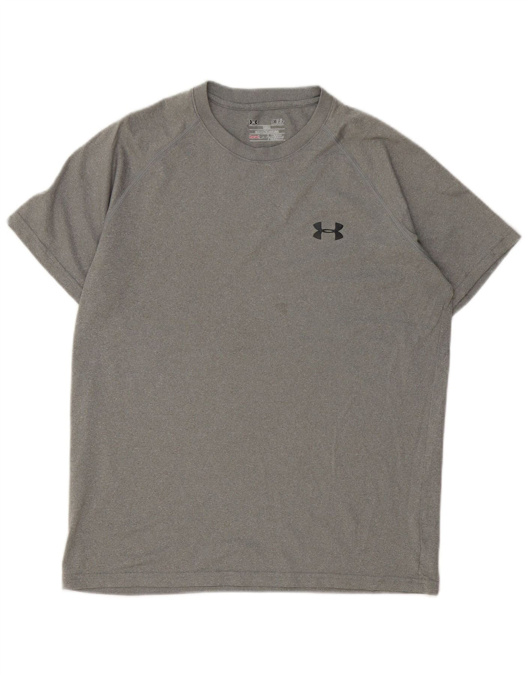 Under Armour Mens Heat Gear T-Shirt Top Small Grey Flecked