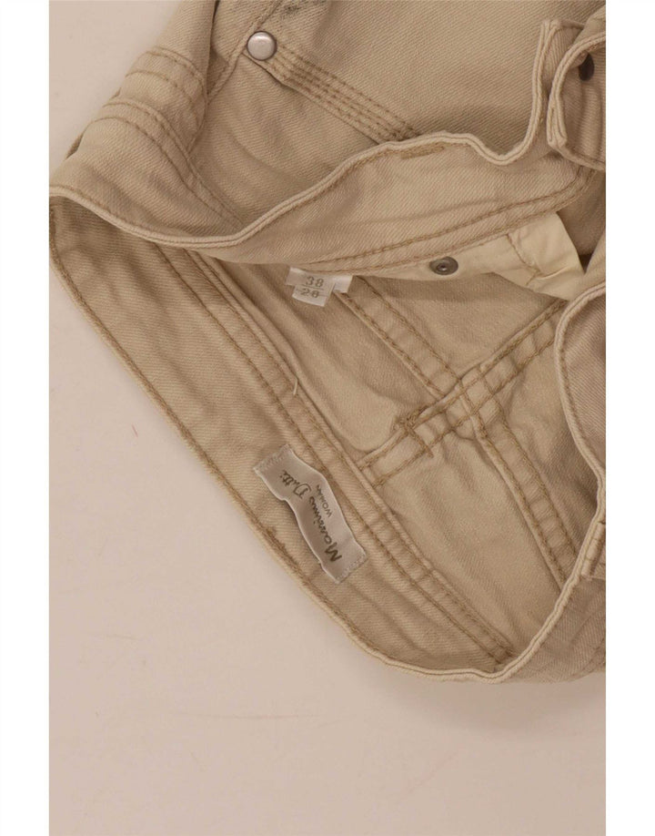Massimo Dutti Womens Slim Jeans EU 38 Small W28 L32 Beige