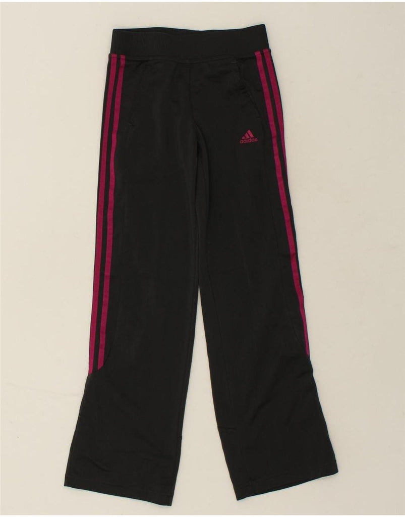 ADIDAS Womens Tracksuit Trousers UK 6 XS  Grey Polyester | Vintage Adidas | Thrift | Second-Hand Adidas | Used Clothing | Messina Hembry 