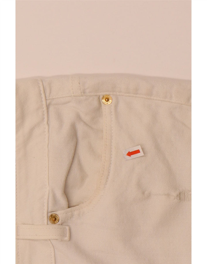 MICHAEL KORS Womens Dillon Straight Jeans US 14 XL W38 L31 White Vintage Michael Kors and Second-Hand Michael Kors from Messina Hembry 