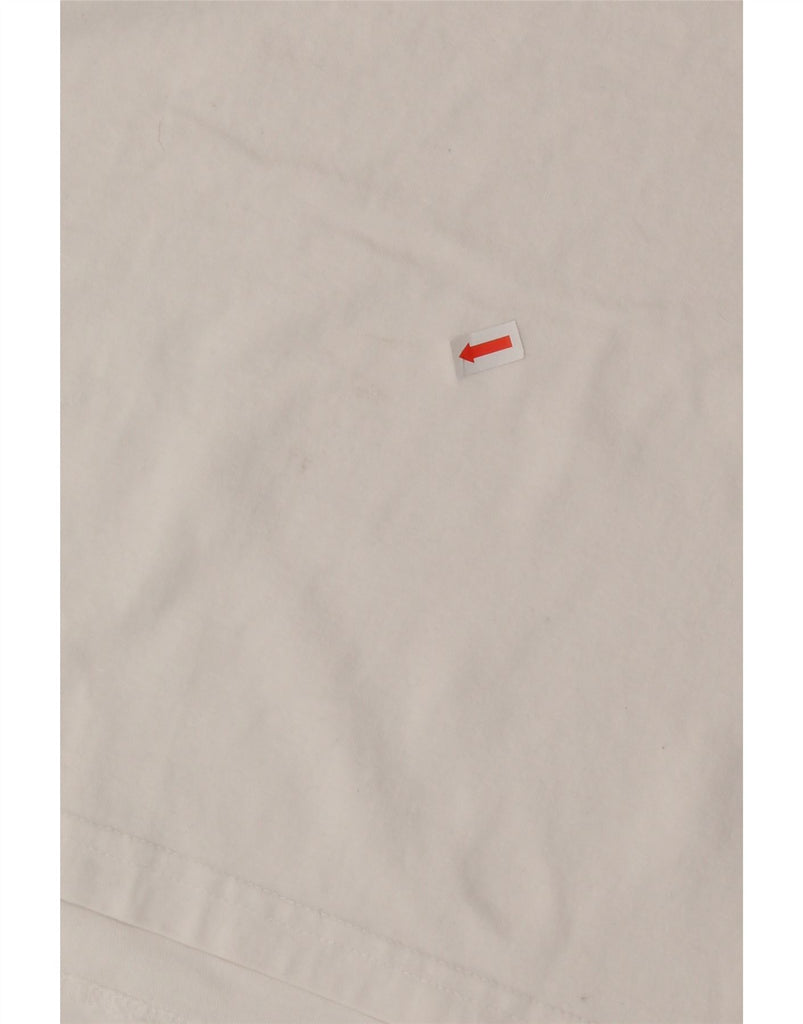 FILA Womens Oversized Graphic T-Shirt Top UK 6 XS White Cotton Vintage Fila and Second-Hand Fila from Messina Hembry 
