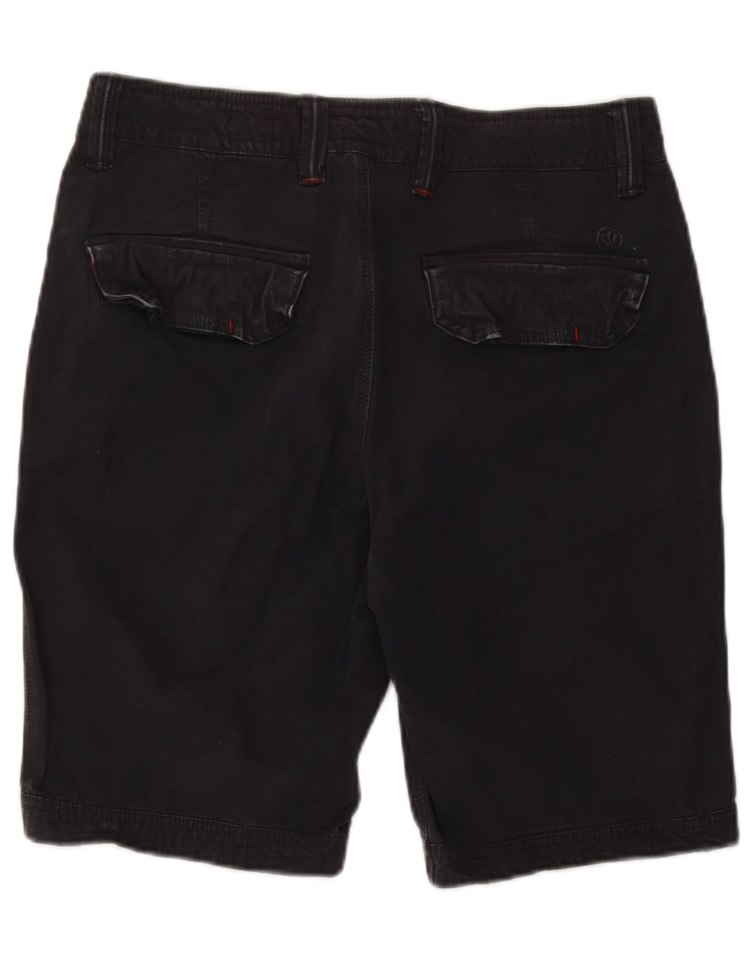 Fat Face Mens Chino Shorts W34 Large Black Cotton