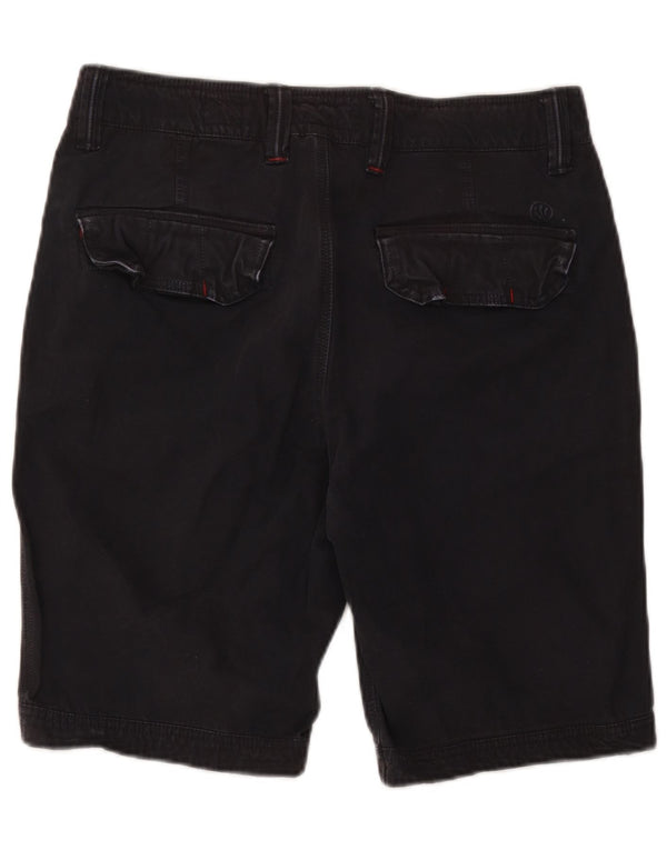 Fat Face Mens Chino Shorts W34 Large Black Cotton