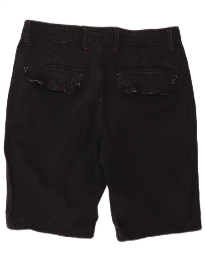 Fat Face Mens Chino Shorts W34 Large Black Cotton