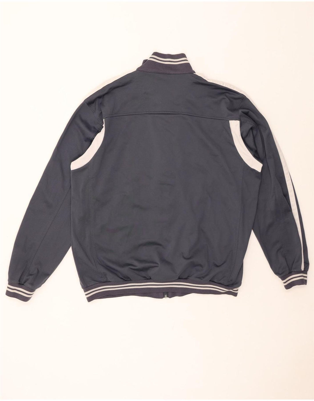 CHAMPION Mens Graphic Tracksuit Top Jacket Large Grey Colourblock