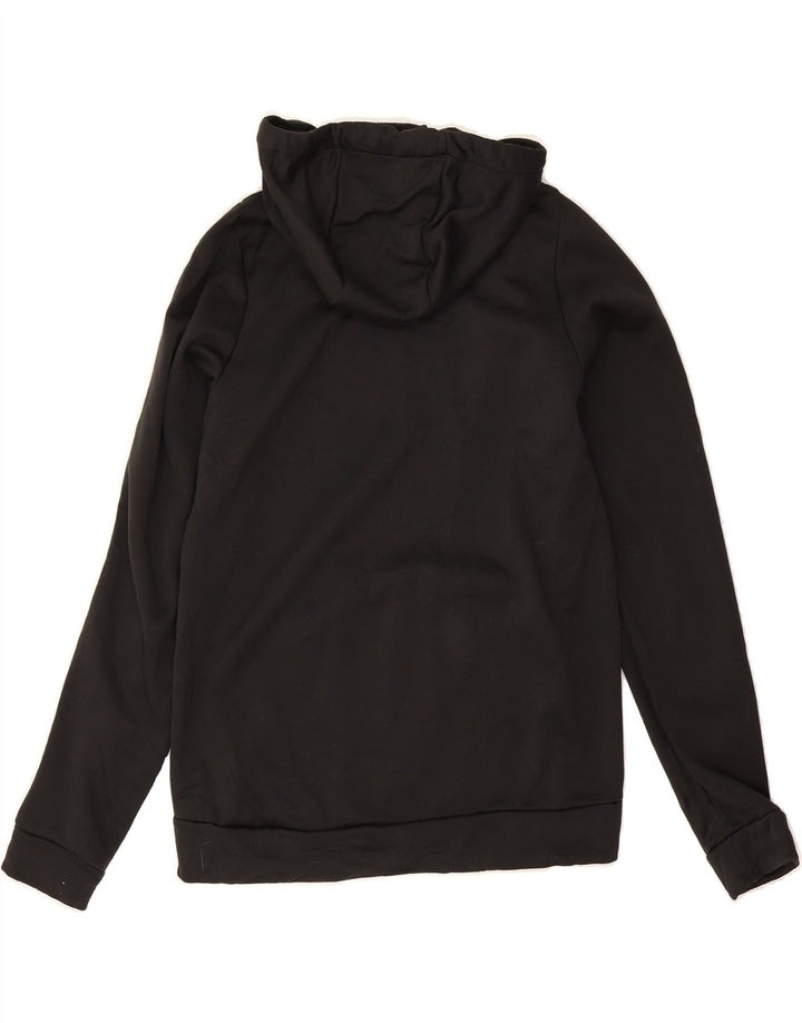 NIKE Mens Dri Fit Graphic Hoodie Jumper Small Black Polyester Vintage Nike and Second-Hand Nike from Messina Hembry 