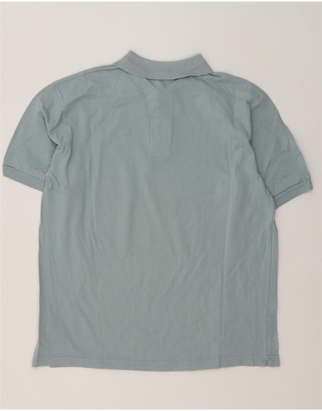 Diadora Mens Polo Shirt Large Blue Cotton