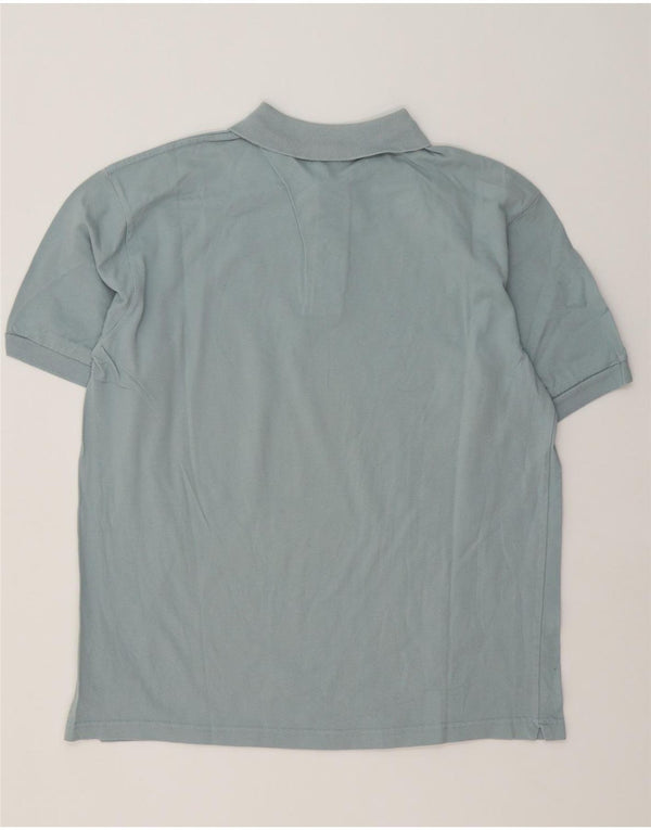 Diadora Mens Polo Shirt Large Blue Cotton