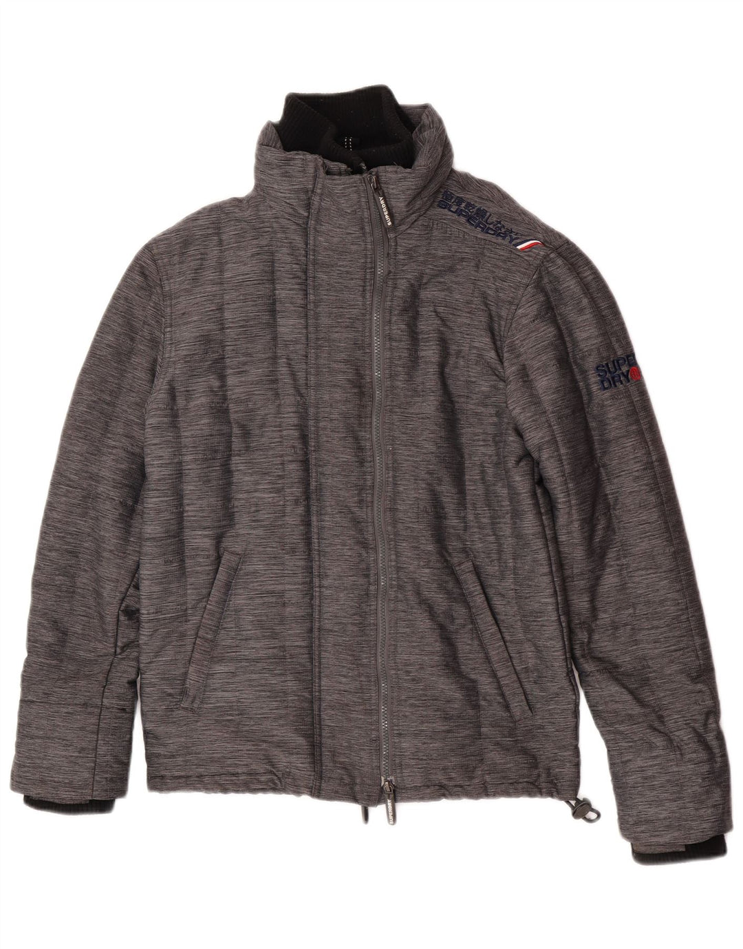 Superdry Mens Windbreaker Jacket UK 34 XS Grey Nylon