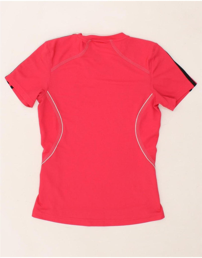 ADIDAS Womens T-Shirt Top UK 8 Small Pink Polyester Vintage Adidas and Second-Hand Adidas from Messina Hembry 