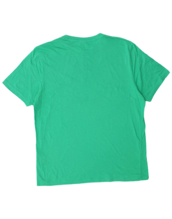 North Sails Mens Graphic T-Shirt Top Medium Green Cotton