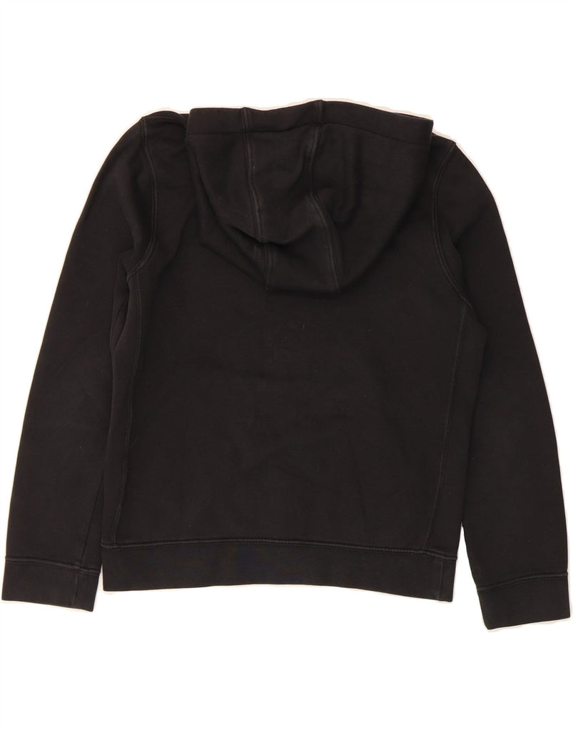 NIKE Boys Graphic Hoodie Jumper 10-11 Years Medium Black Cotton Vintage Nike and Second-Hand Nike from Messina Hembry 